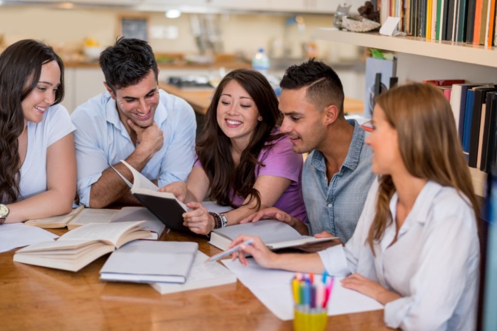 Students_Fun_Study_Around_Table_Jpeg